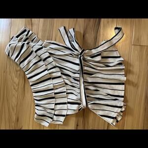 NWT!! Anthropologie Maeve Gorgeous One-Shoulder Belted Top! Small!